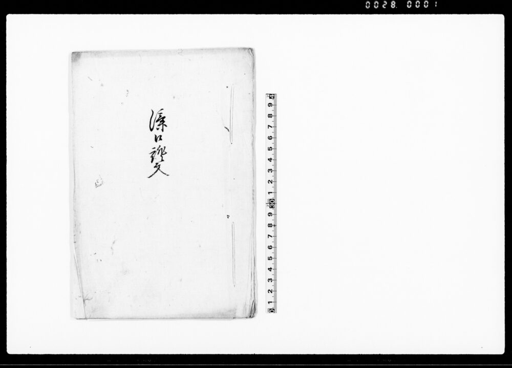 作品画像：済口証文（貸金返済滞り出入及び質地作徳出入内済につき）