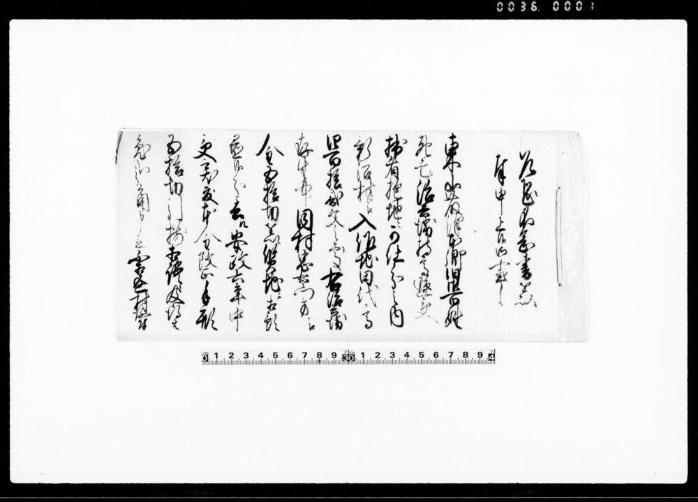 作品画像:乍恐不念書を以奉申上候御書付(抱地代高のうち質地預け分受戻願書)