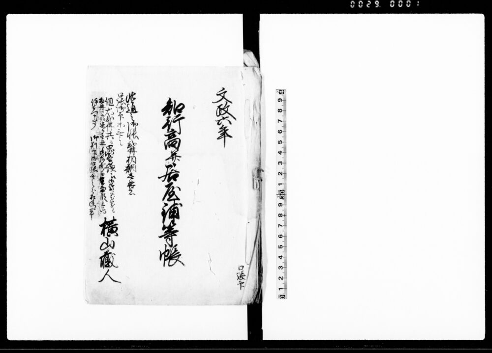作品画像：（知行高并居屋鋪等帳合綴）