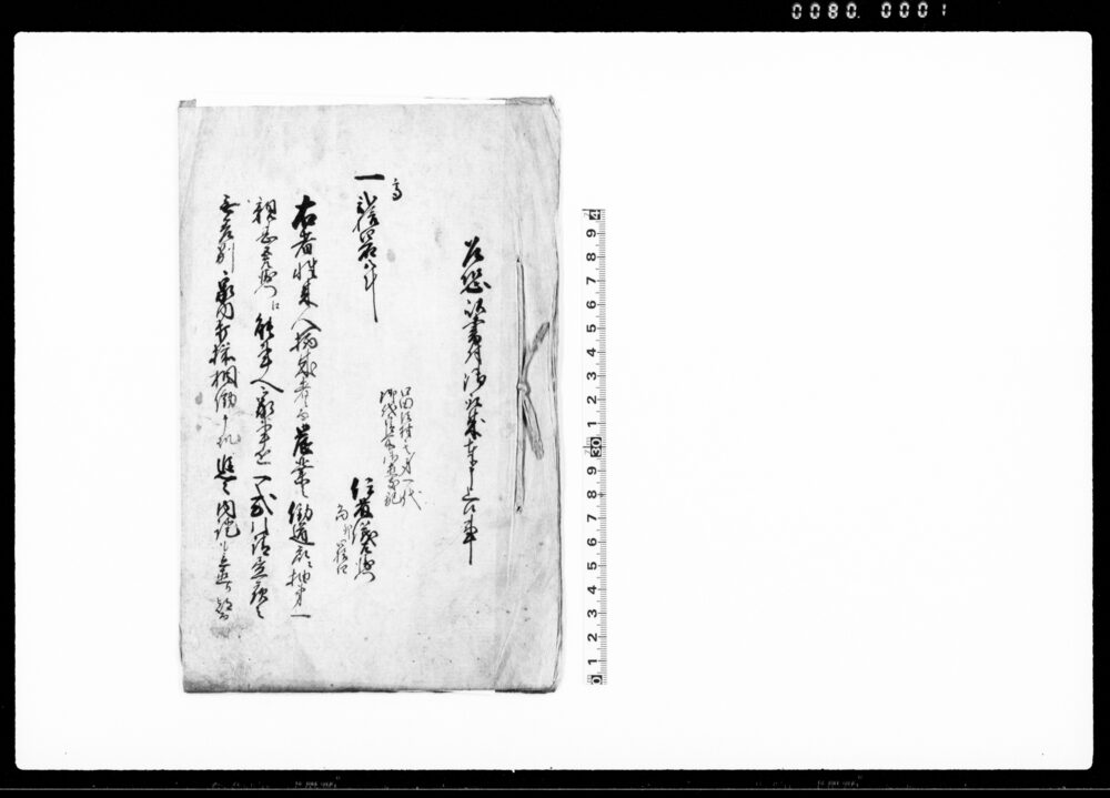 作品画像：乍恐以書付御取成奉申上候事（伊藤儀左衛門儀難渋引立御恵みの為御賞誉下賜の旨願上につき）
