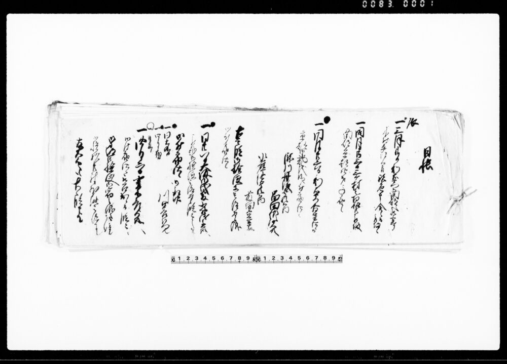 作品画像：（大和国吉野郡3ヶ村郡境目出入につき）