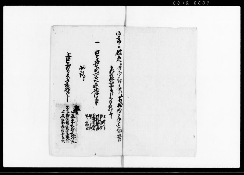 古田方定免切替願扣