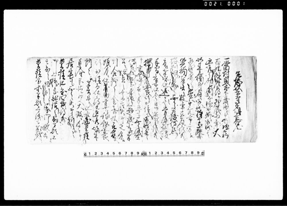 作品画像:乍恐以書付奉伺上候覚(当村百姓極窮一件につき)