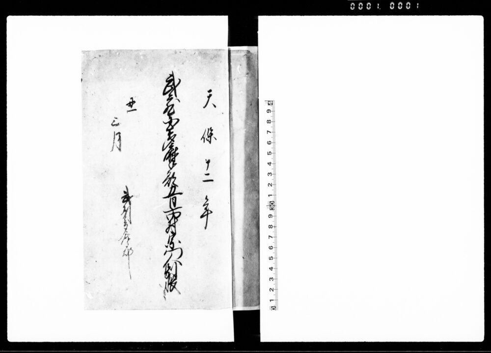 作品画像：武蔵国多摩郡五日市村宗門人別帳