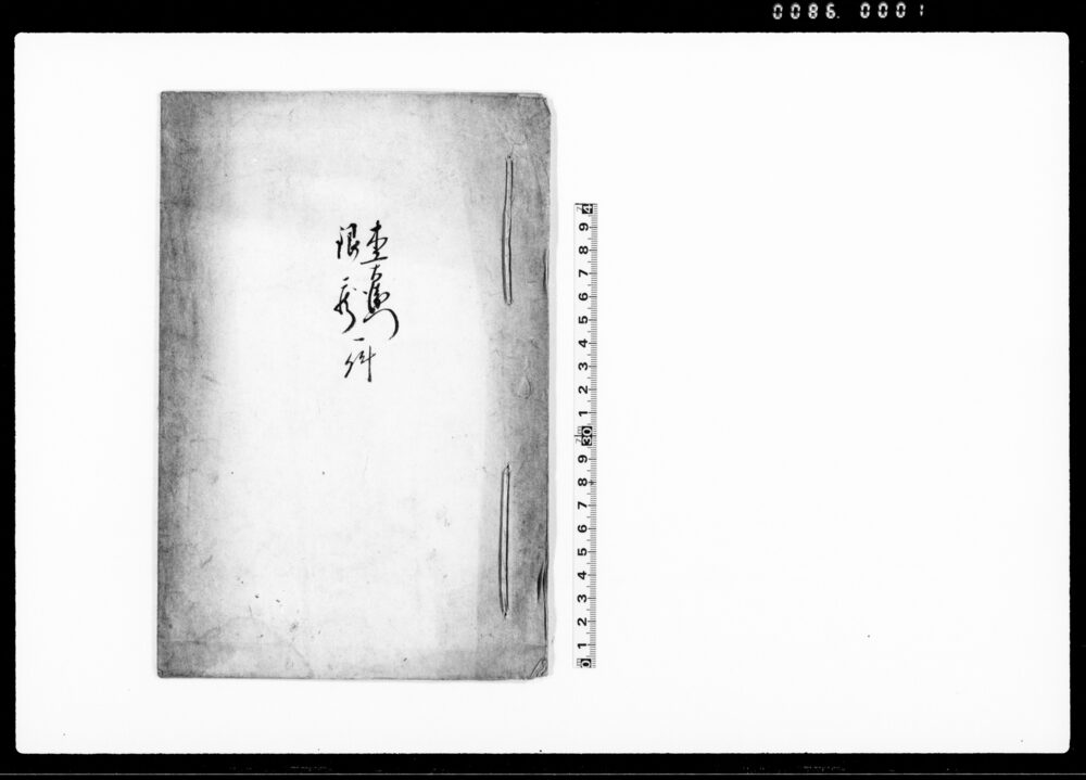 作品画像：杢右衛門・銀蔵一件（召捕の件注進につき御用状書留）