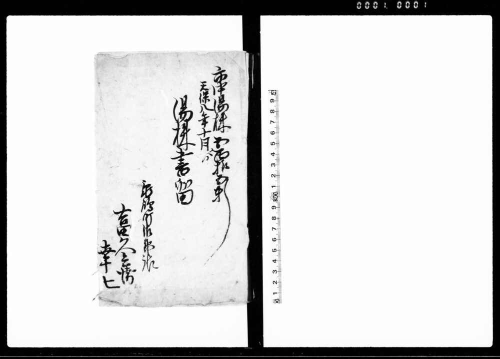 作品画像：湯株書留