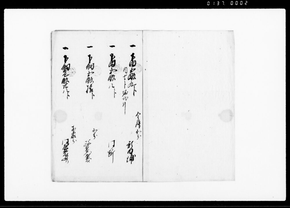 作品画像:田畑続所一札(田畑居所彦四郎養子豊吉へ相続につき)