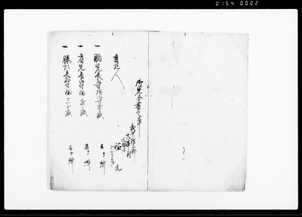作品画像：大串村変死一件ニ付御検使之始末扣
