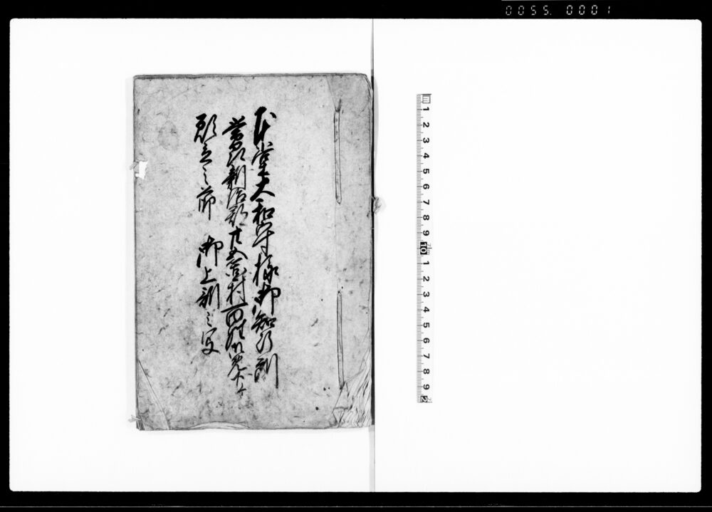 本堂大和守様御知行所常州新治郡廿五箇村百姓御免下ケ願立之節御上訴之写（松平越中守へ御駕上訴一件）