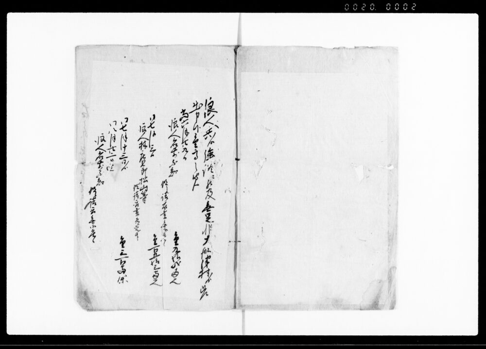 作品画像：御届書（浪人による被害状況届書）