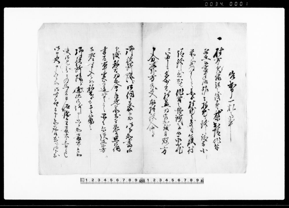 作品画像：差出申一札之事（下総国岡田郡3ヶ村貝塚沼作付の儀取計方差支の処御役所様下知書承知及び見分日延の件につき）