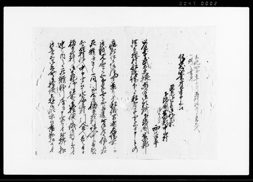 作品画像：（諸書類書付控）
