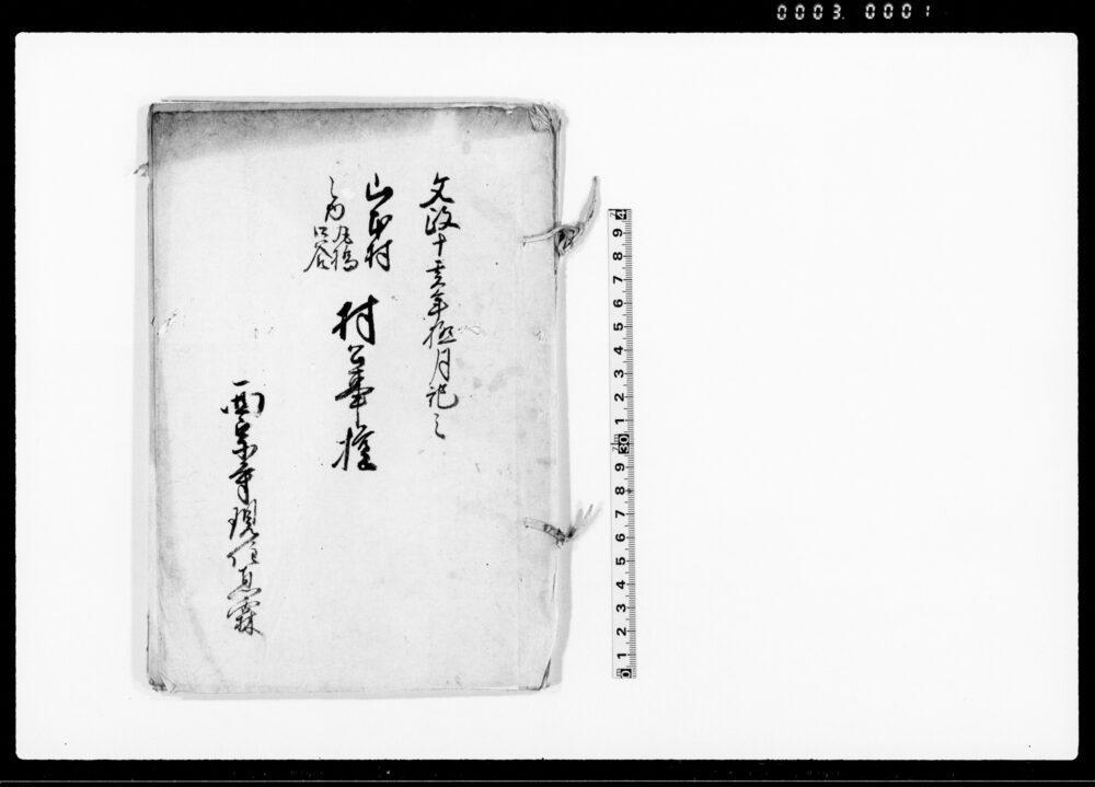 作品画像:山本村之内丸橋・口谷村公事控