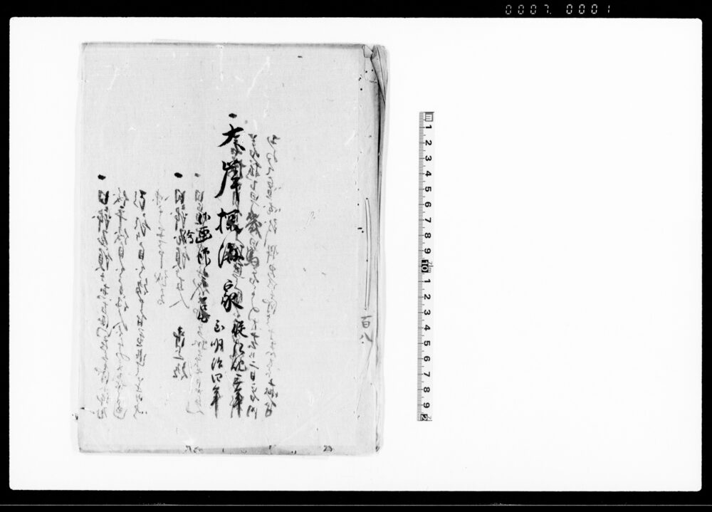 作品画像：大岸幾馬（探海）家　御絵（画）師（先祖書并家譜）