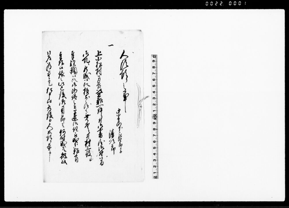 作品画像：人頭預り之事（清次郎儀上小松村万吉盗難一件にて御糺しの旨につき）