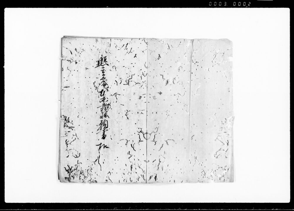 作品画像：照玄庵本末載帳願書扣（加賀国石川郡金沢大乗寺末　越後国頸城郡曽根田村　照玄庵）