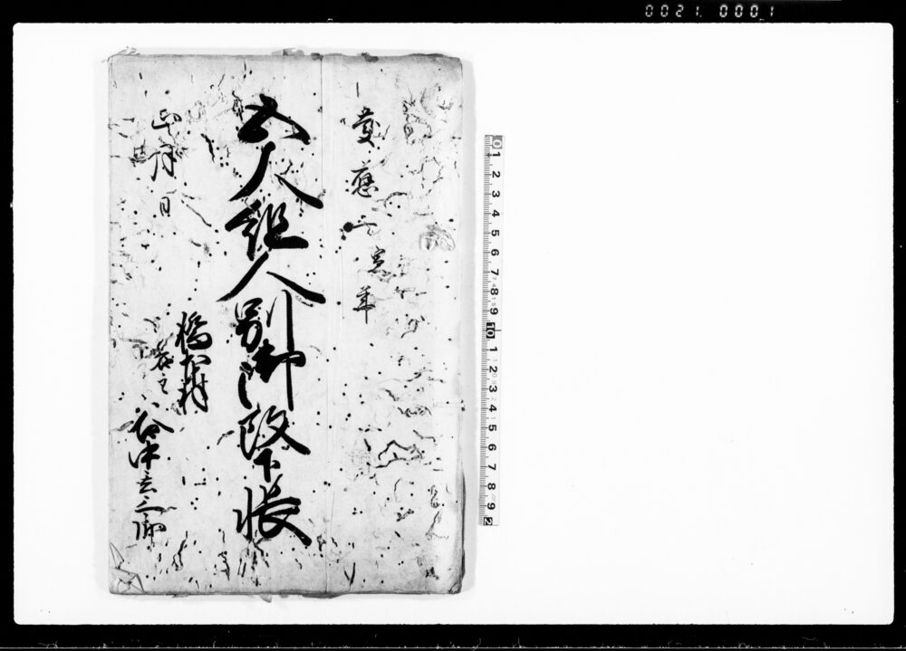 作品画像：五人組人別御改下帳