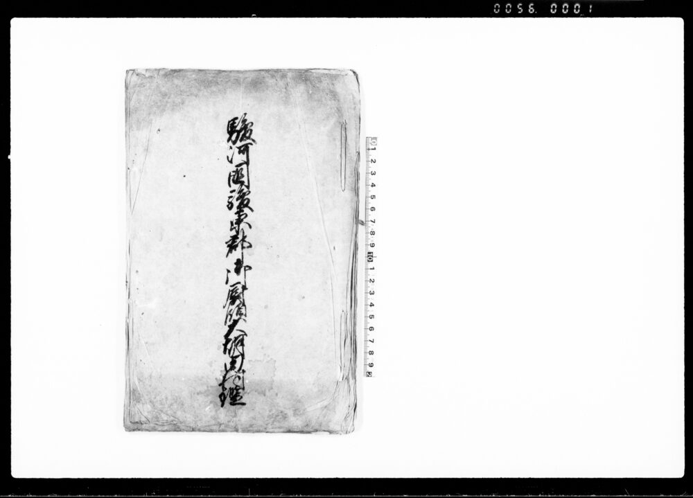 作品画像：駿河国駿東郡御厨領大胡田村鑑