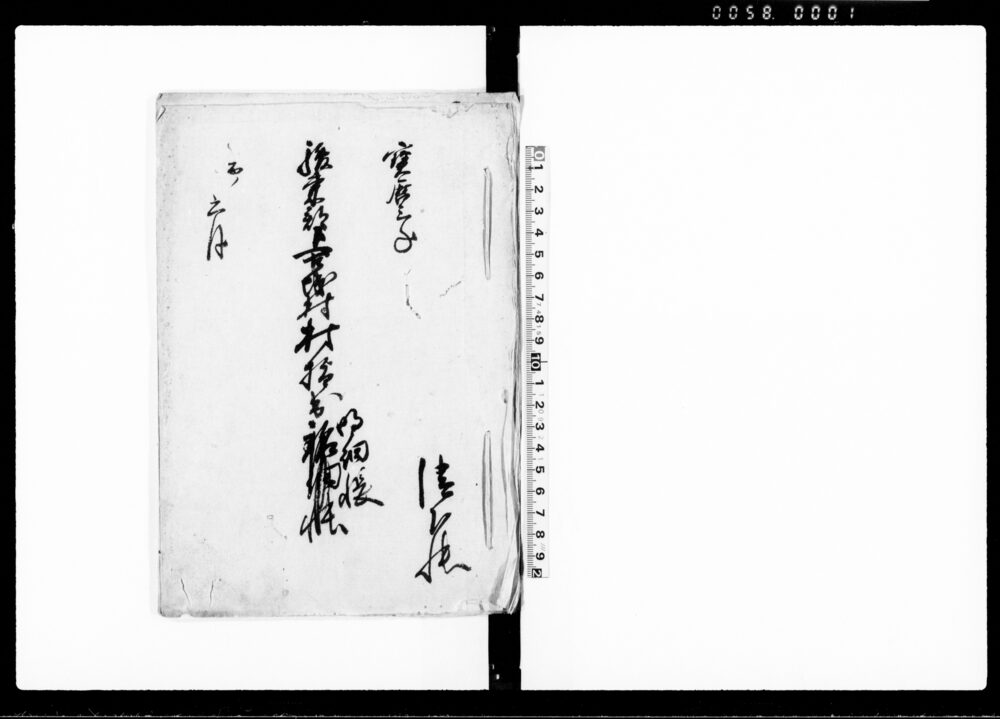作品画像：駿東郡上古城村指出明細帳（下書）