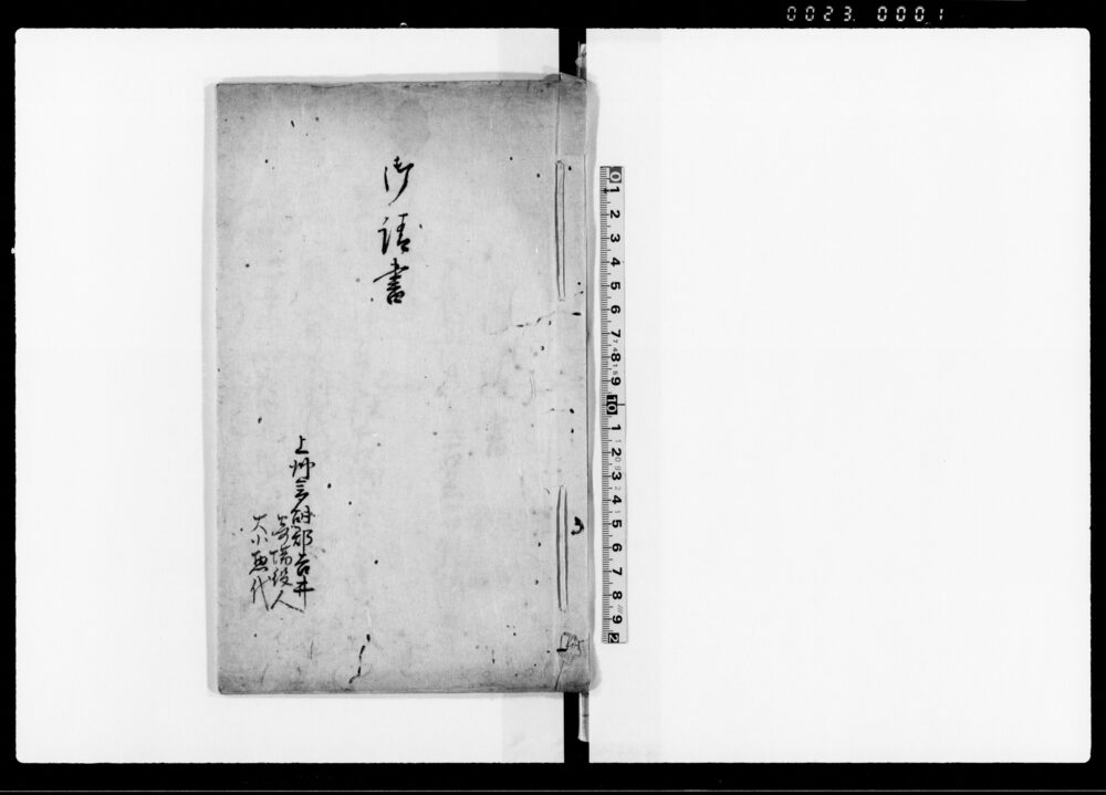作品画像：御請書（農間質屋・古着・古鉄渡世の者取調方及び村方無宿の者御糺の旨につき）