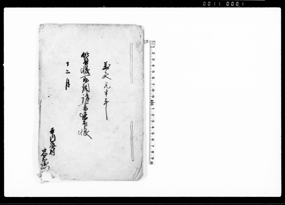 作品画像:質帳取調請書連印帳