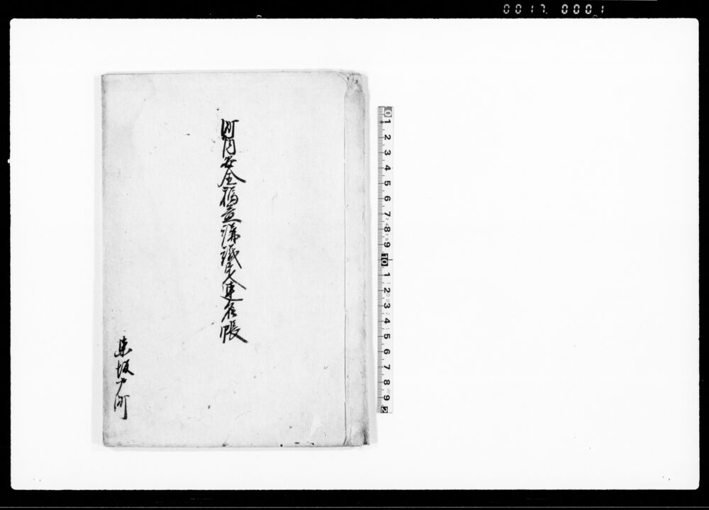 作品画像：町内安全福益講議定連名帳