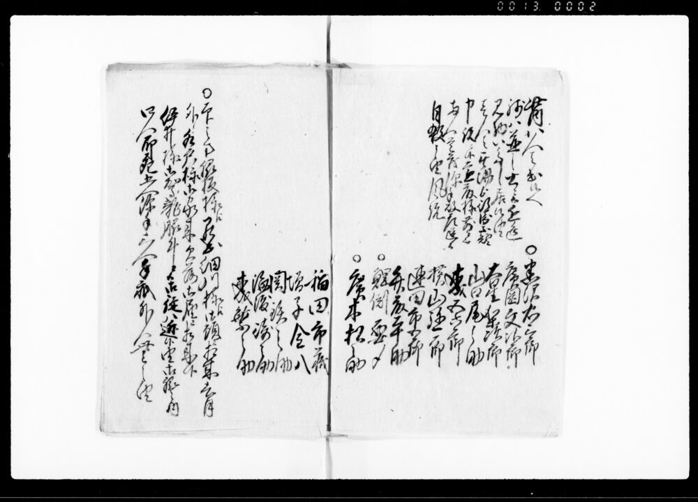 作品画像：（桜田門外の変襲撃者の去就につき風説書）