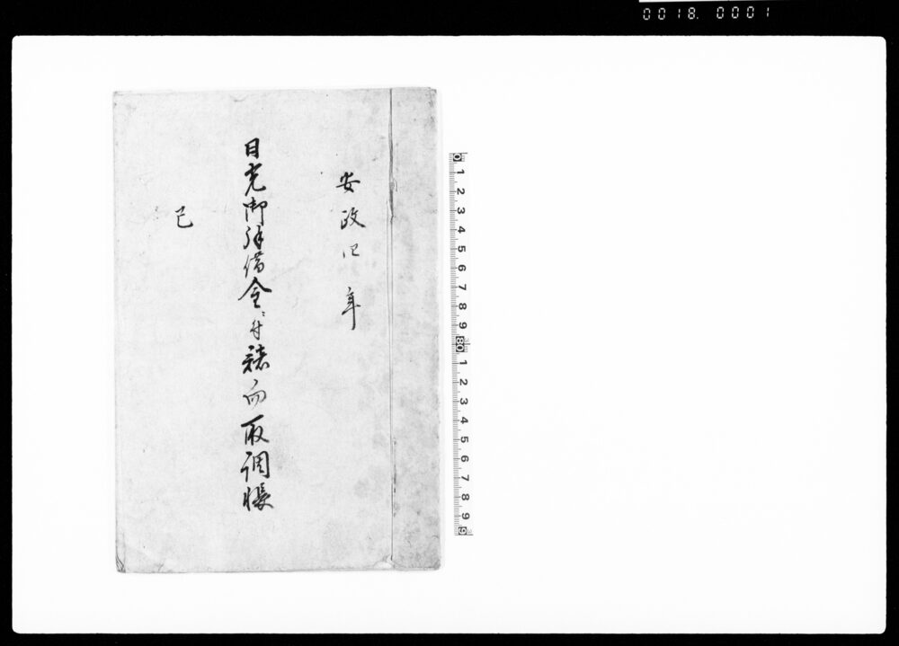 作品画像:日光御拝借金ニ付諸向取調帳(上総国望陀郡勝村)