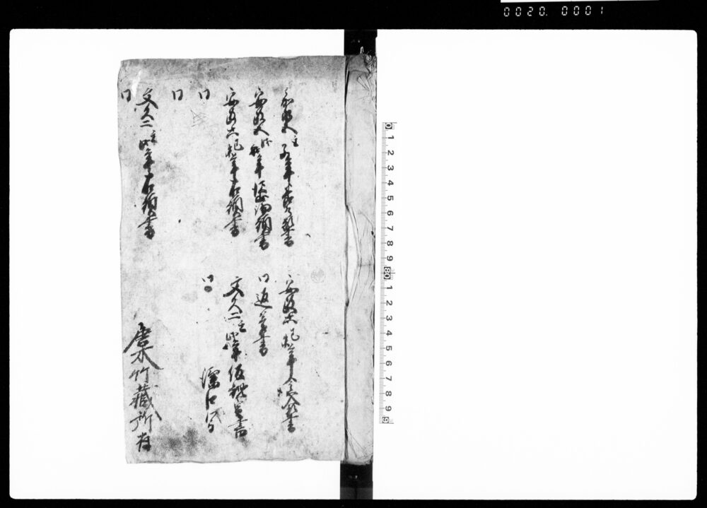 作品画像：（信濃国伊奈郡上牧村・武蔵国新座郡下内間木村訴状控）