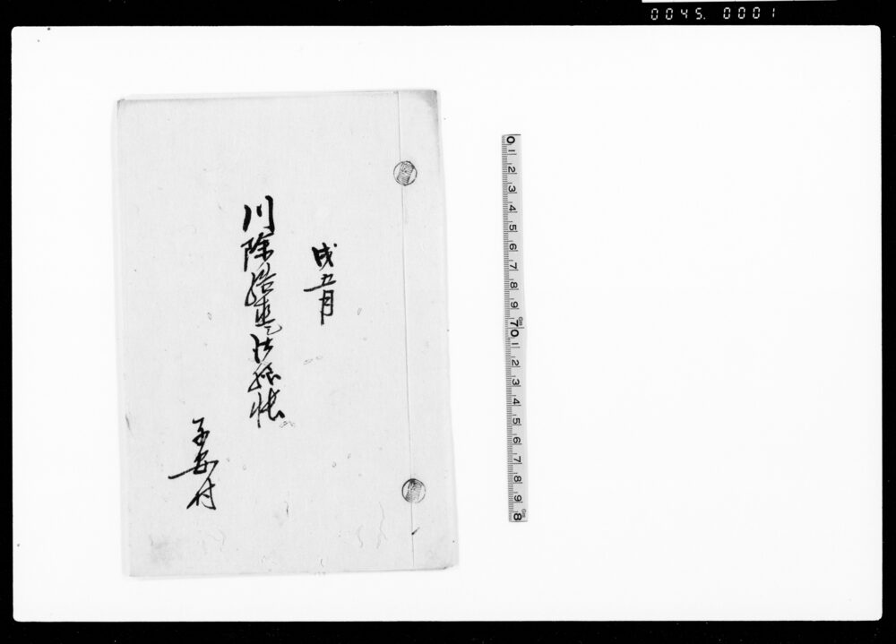 作品画像：川除結直シ仕様帳