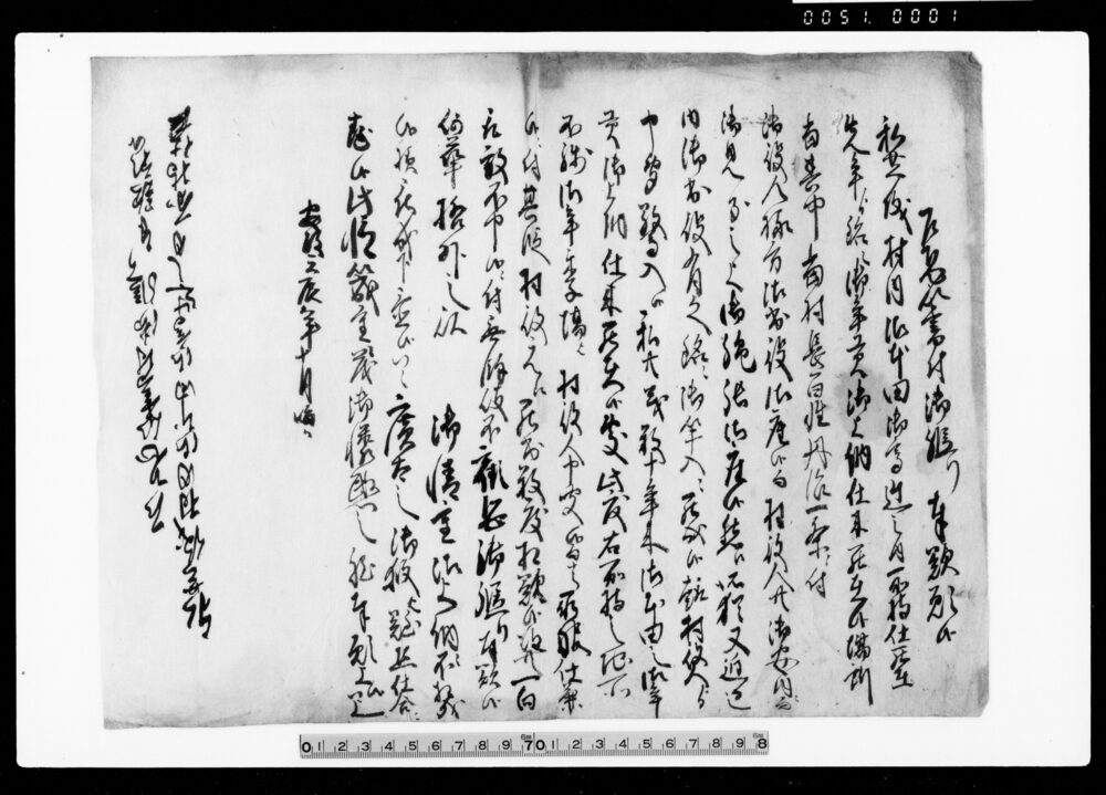 作品画像：乍恐以書付御縋り奉歎願候（年貢追加徴収につき・承服仕兼候件）