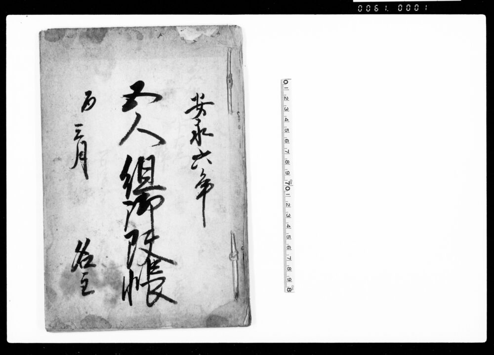 作品画像：五人組御改帳