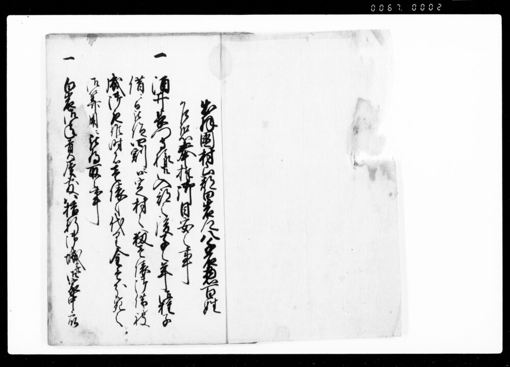 作品画像：白岩目安　八十（出羽国村山郡白岩郷八千石惣百姓直訴状）