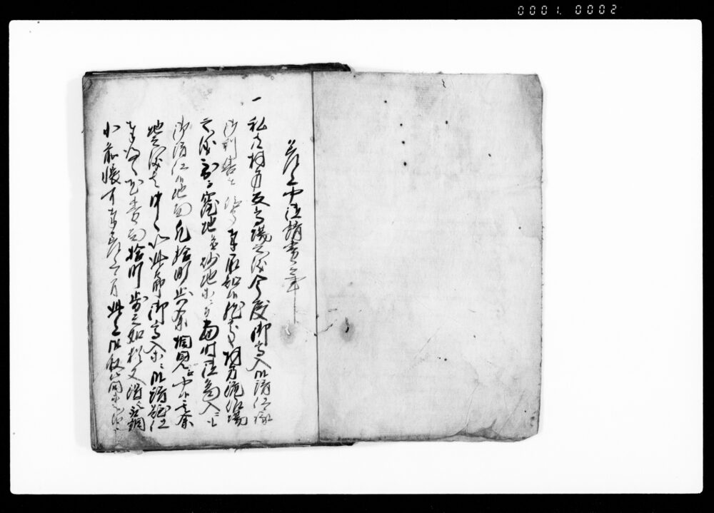 作品画像：反高場御高入之節差出候諸書付扣帳（検地の請書・流作場御水帳）