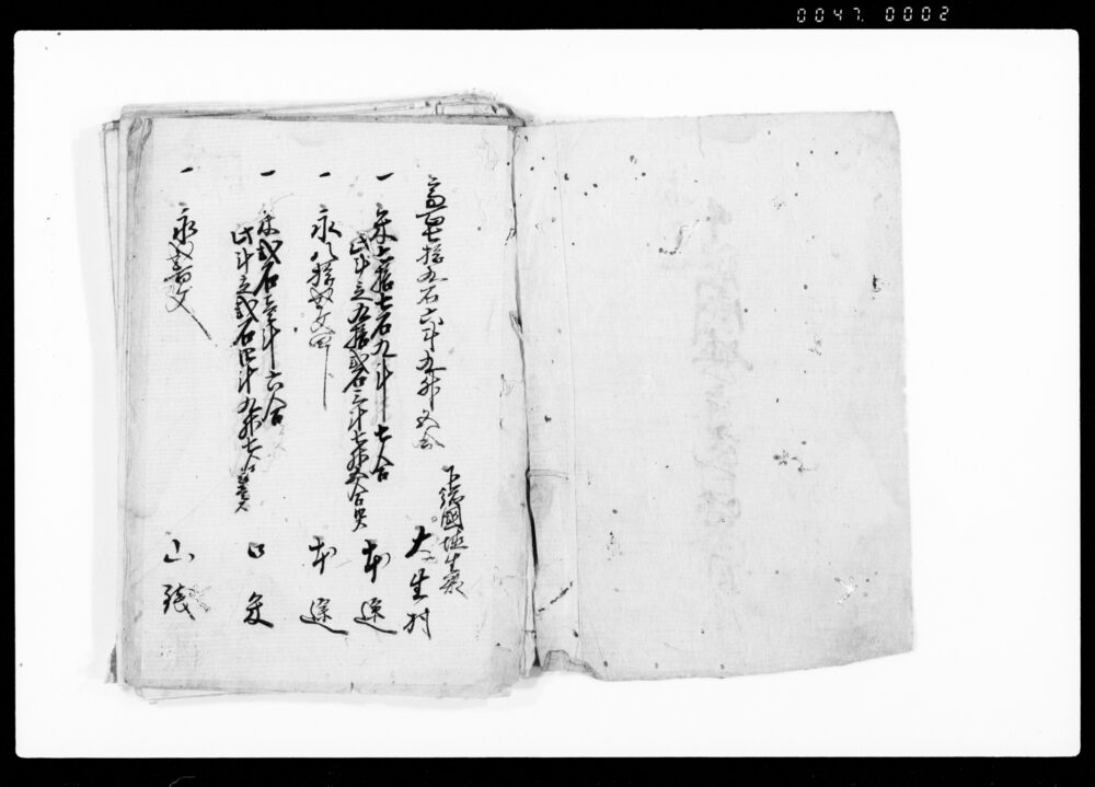 作品画像：下総国埴生郡当巳皆済目録