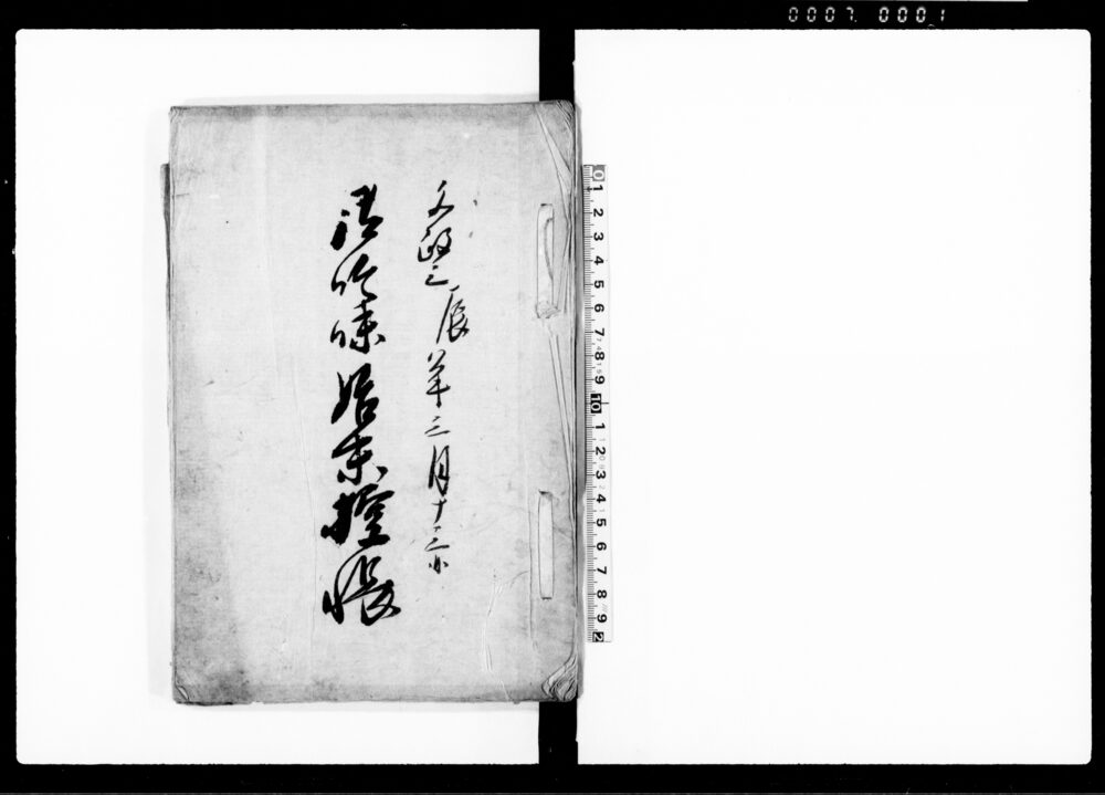 作品画像：御吟味始末控帳（市兵衛と平十郎・清左衛門の喧嘩につき評定所での吟味記録）