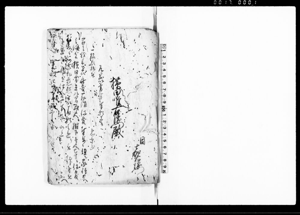 作品画像：（御用留・前後欠）