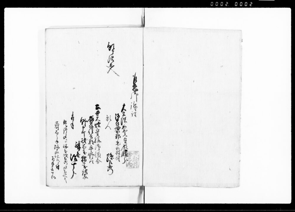 作品画像：諸願書附留（大坂平野流町　十）