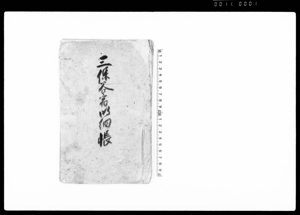 作品画像：三保谷宿明細帳