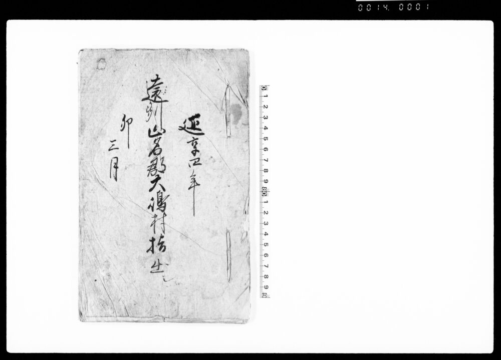 作品画像：遠州山名郡大嶋村指出し