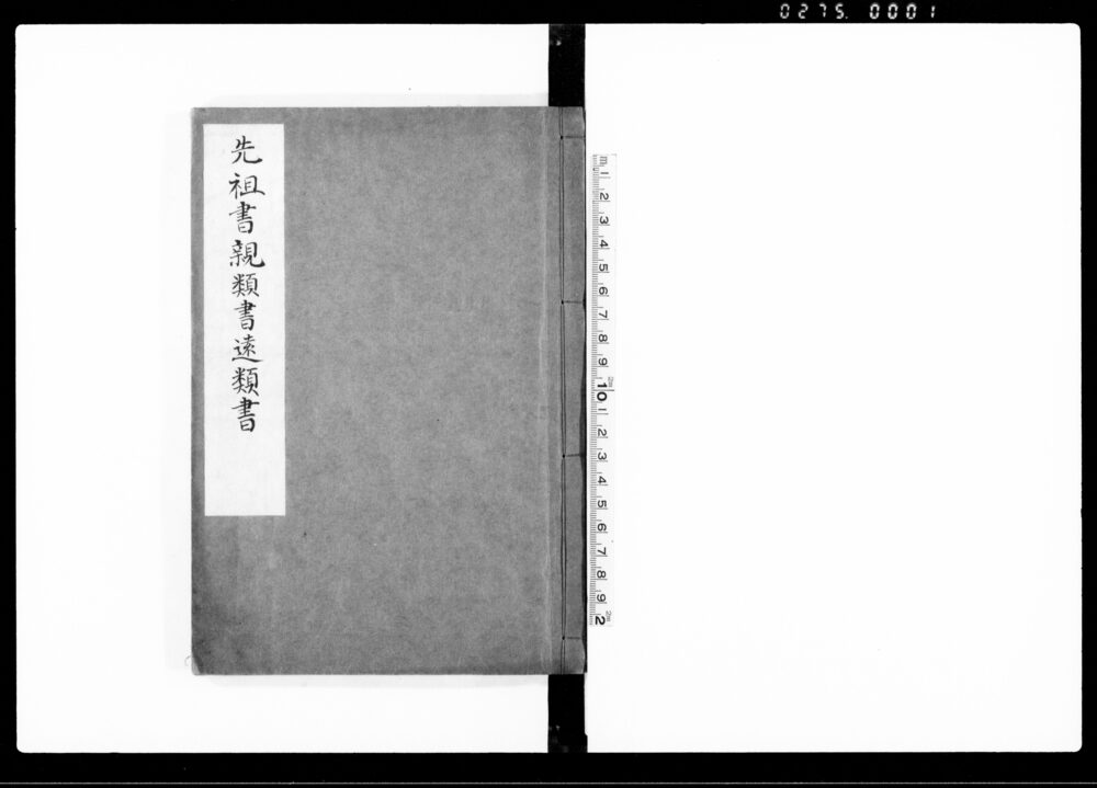 作品画像：先祖書　親類書　遠類書