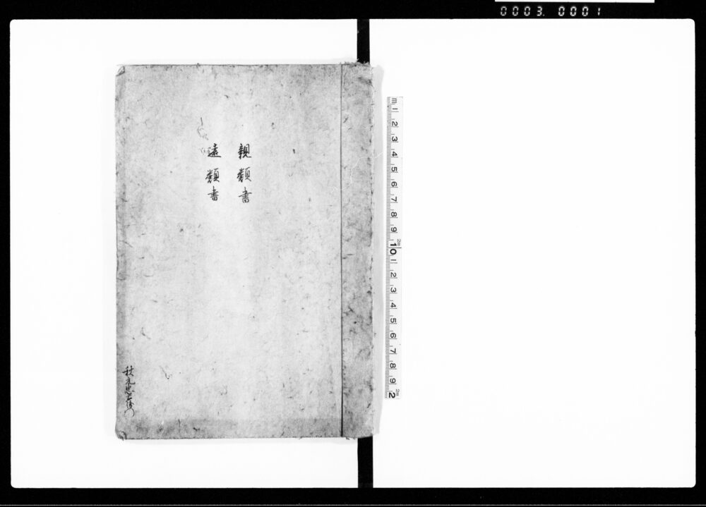 作品画像：親類書　遠類書
