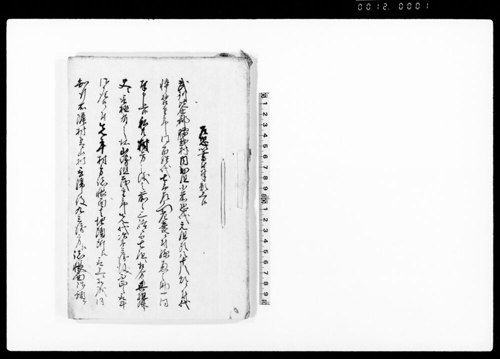 作品画像：乍恐以書付奉願上候（山崎組不正の取計につき）
