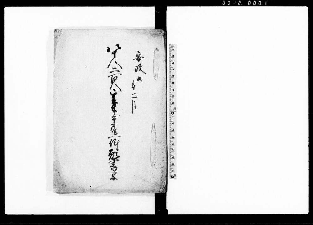作品画像：八十人二百人定米手尻一件願書写