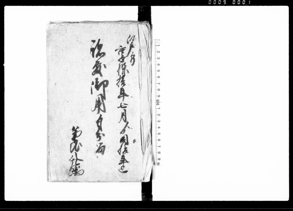 作品画像：諸敷御用自分留（江戸方）