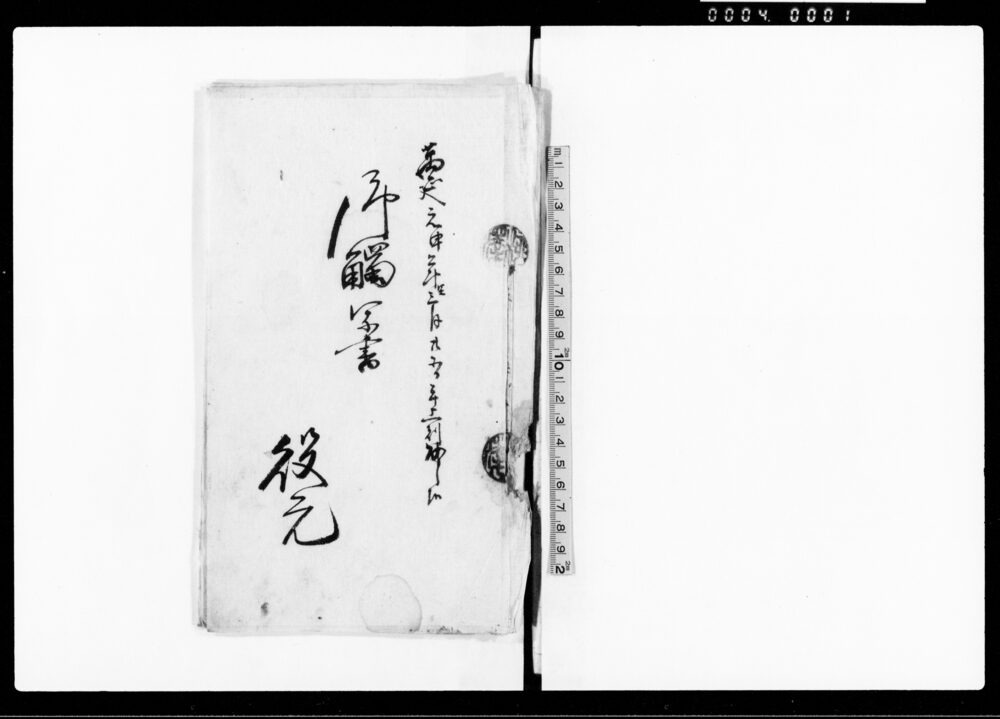 作品画像：御触写書