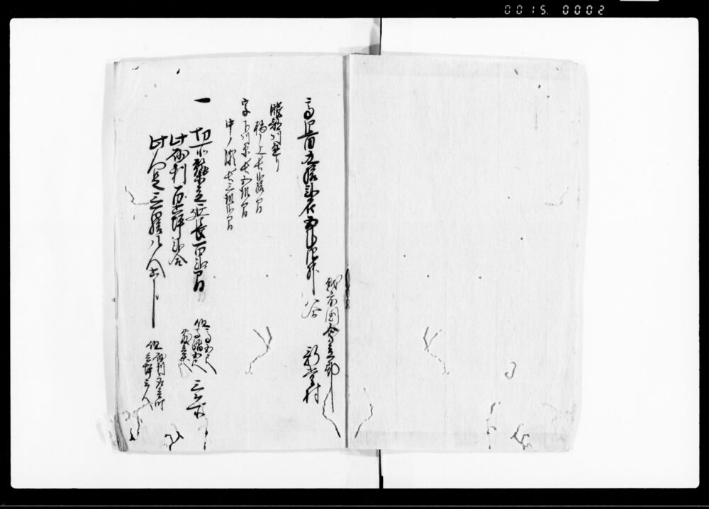 作品画像：当亥春定式川除御普請御出来形帳（春定式普請につき丈夫に仕候）