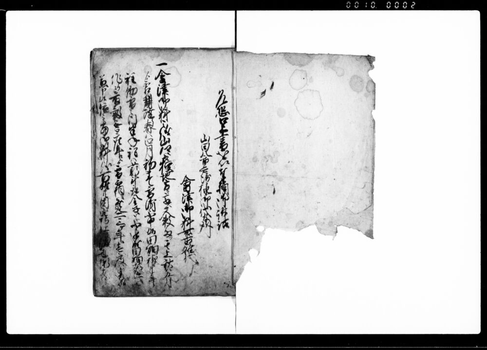 作品画像：（享保6年会津御料所年貢減免願一件）