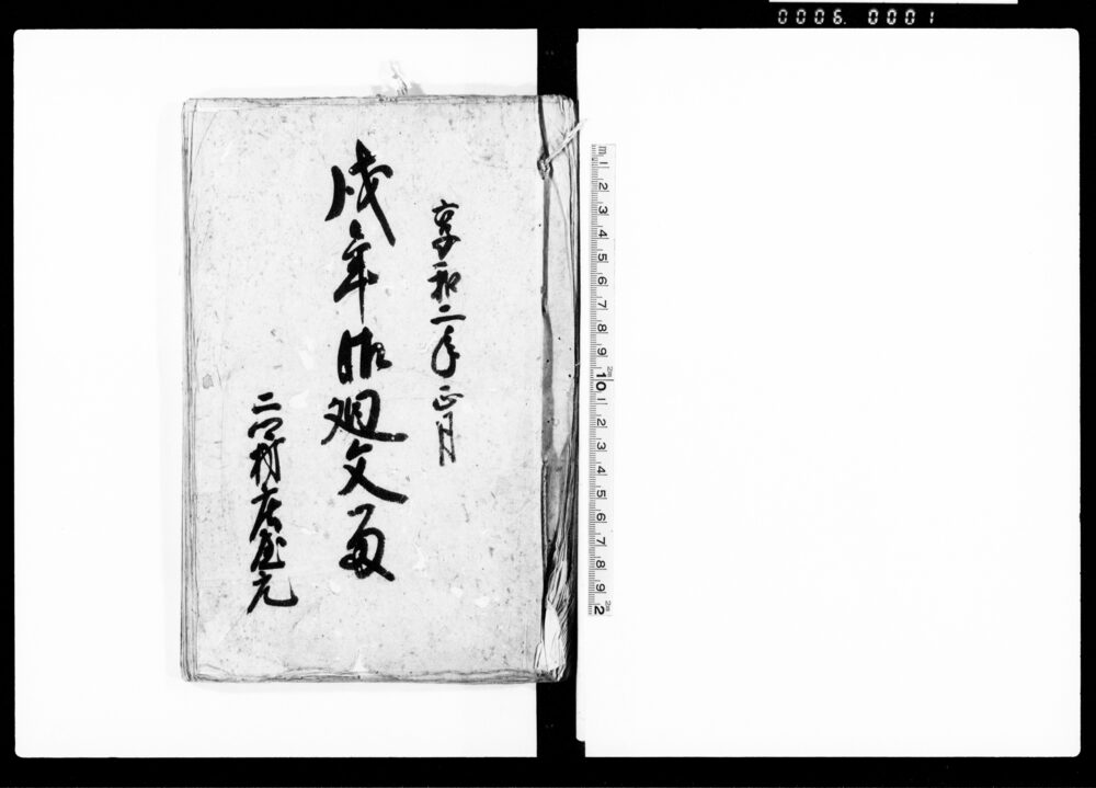作品画像：戌年御廻文留（二郷村）