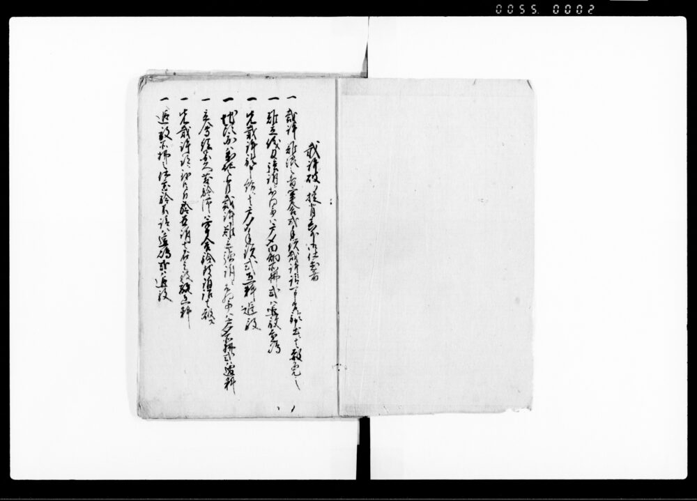 作品画像：御裁許破り掟背其外御仕置書写